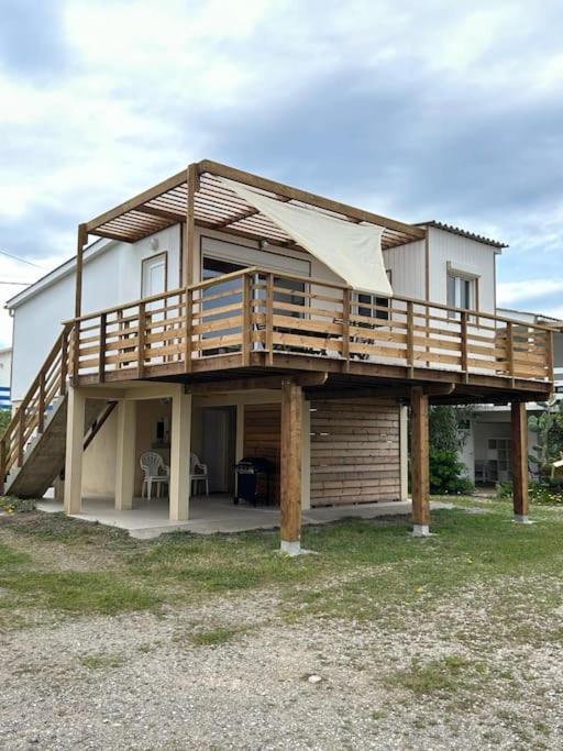 Maison Chalet 200 M De La Plage Climatisation Et Wifi Gruissan Exteriér fotografie