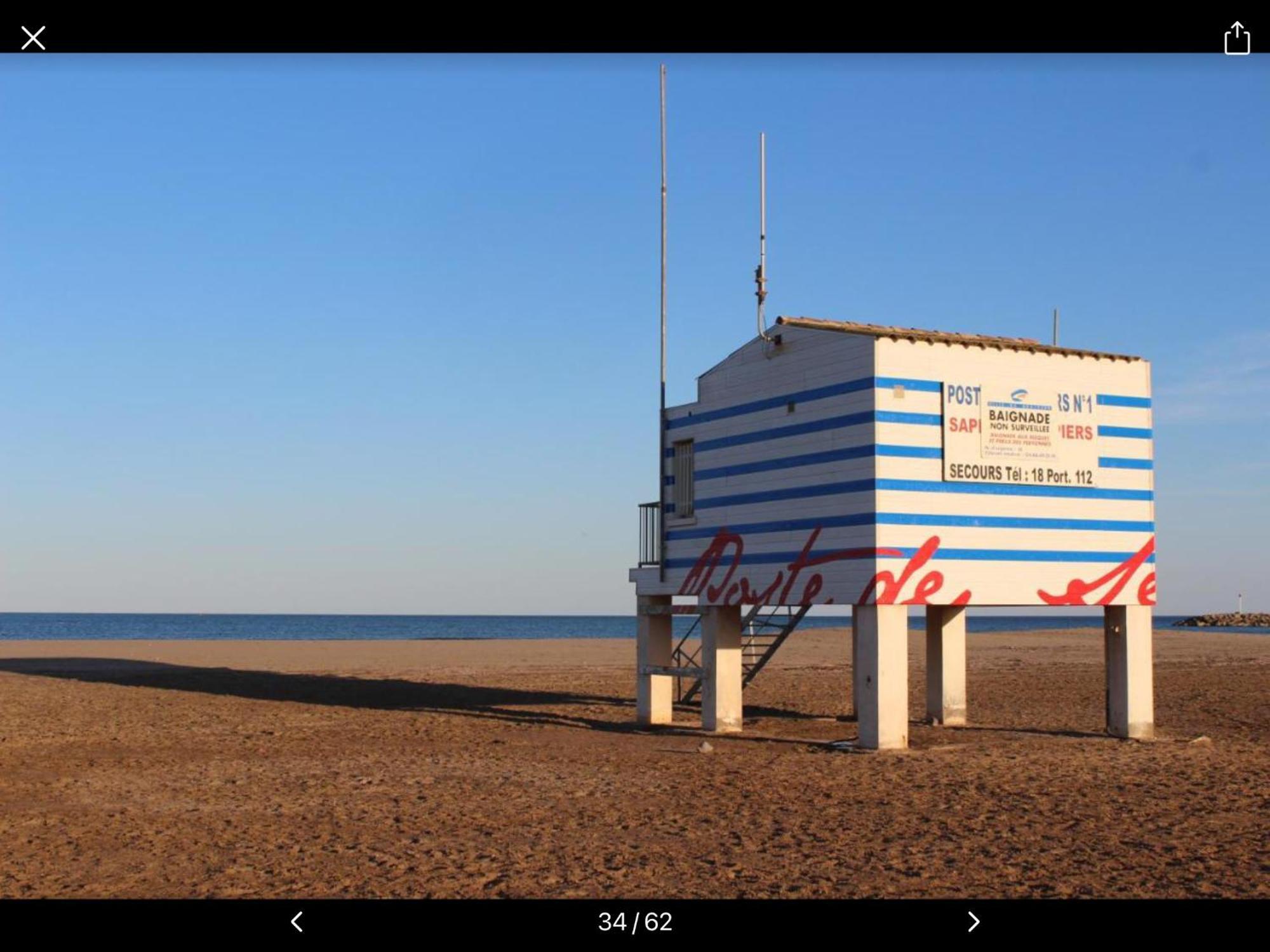Maison Chalet 200 M De La Plage Climatisation Et Wifi Gruissan Exteriér fotografie